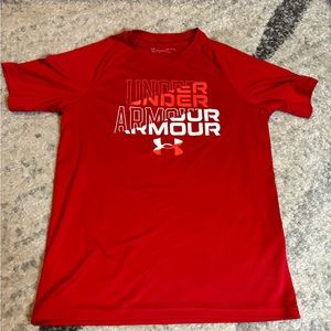 Under armour dry fit boys shirt